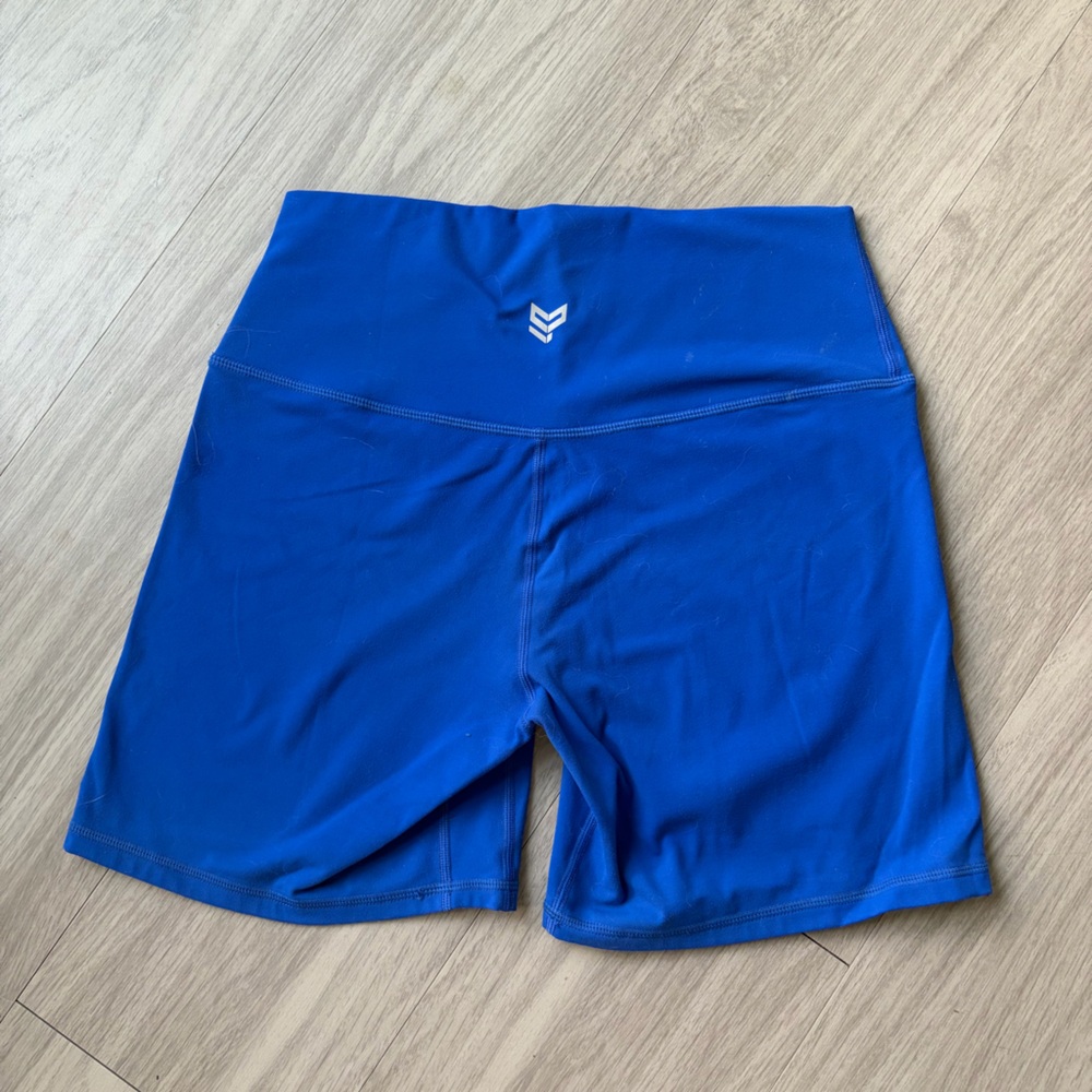 Blue Biker Shorts